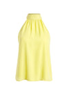 KINSLEY GATHERED HALTER TOP-ALICE + OLIVIA