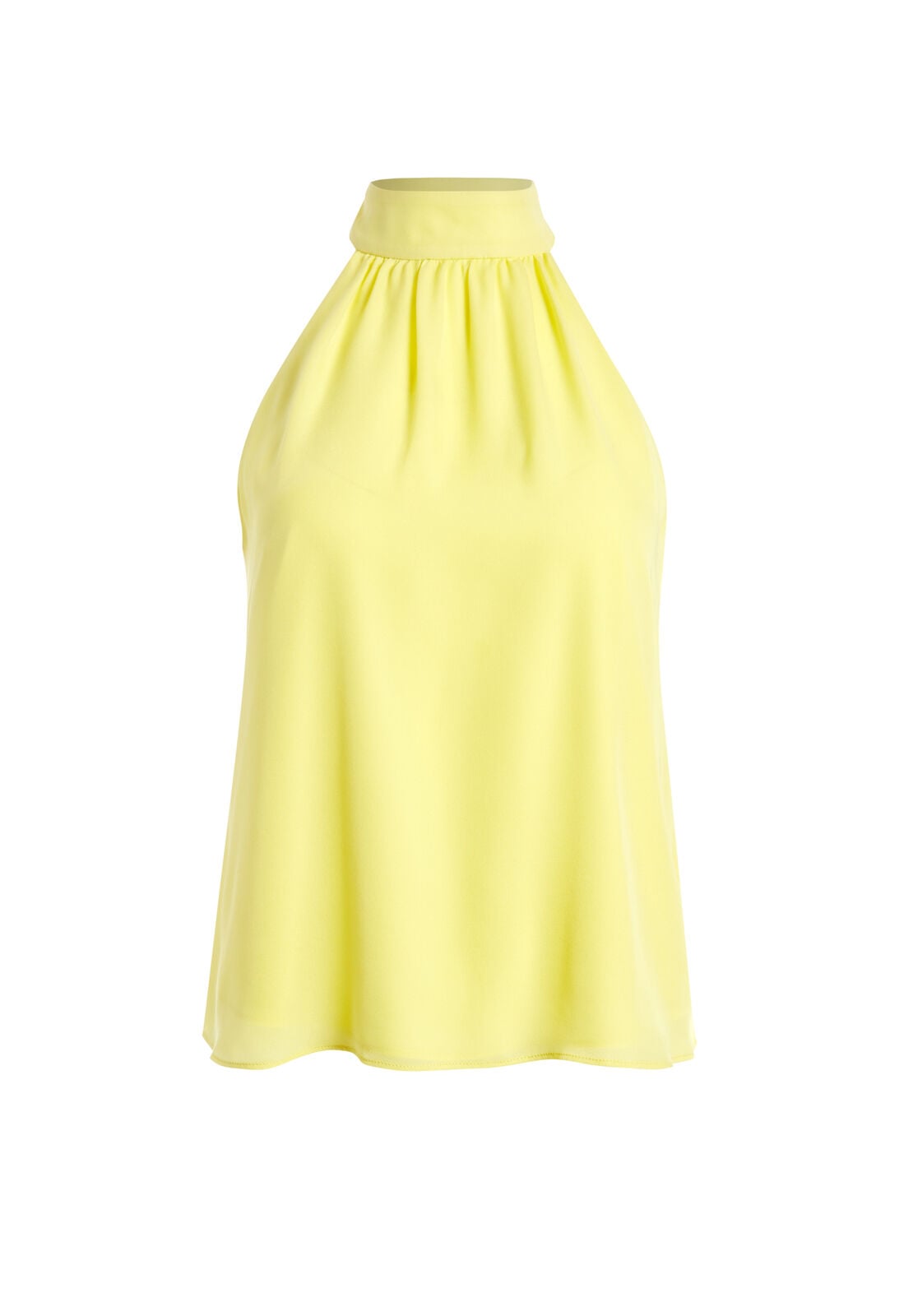KINSLEY GATHERED HALTER TOP-ALICE + OLIVIA