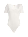 RENITA SQUARE NECK THONG BODYSUIT-ALICE + OLIVIA