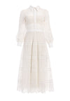 ANAYA LACE MIDI DRESS-ALICE + OLIVIA