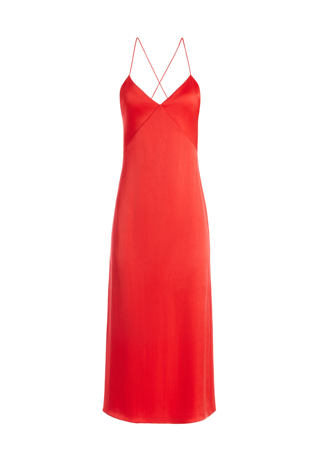 LORAINE SEAMED SLIP MIDI DRESS-ALICE + OLIVIA