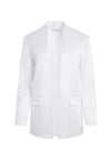 JETTA STRONG SHOULDER JACKET-White-ALICE + OLIVIA