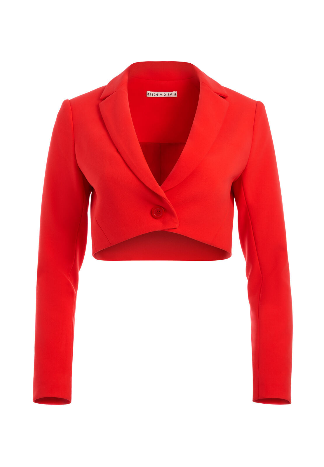 MACEY CROP NOTCH COLLAR BLAZER-ALICE + OLIVIA