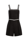 GLENDA SQUARE NECK ROMPER-ALICE + OLIVIA