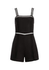 GLENDA SQUARE NECK ROMPER-ALICE + OLIVIA