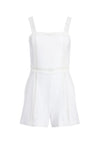 GLENDA SQUARE NECK ROMPER-ALICE + OLIVIA