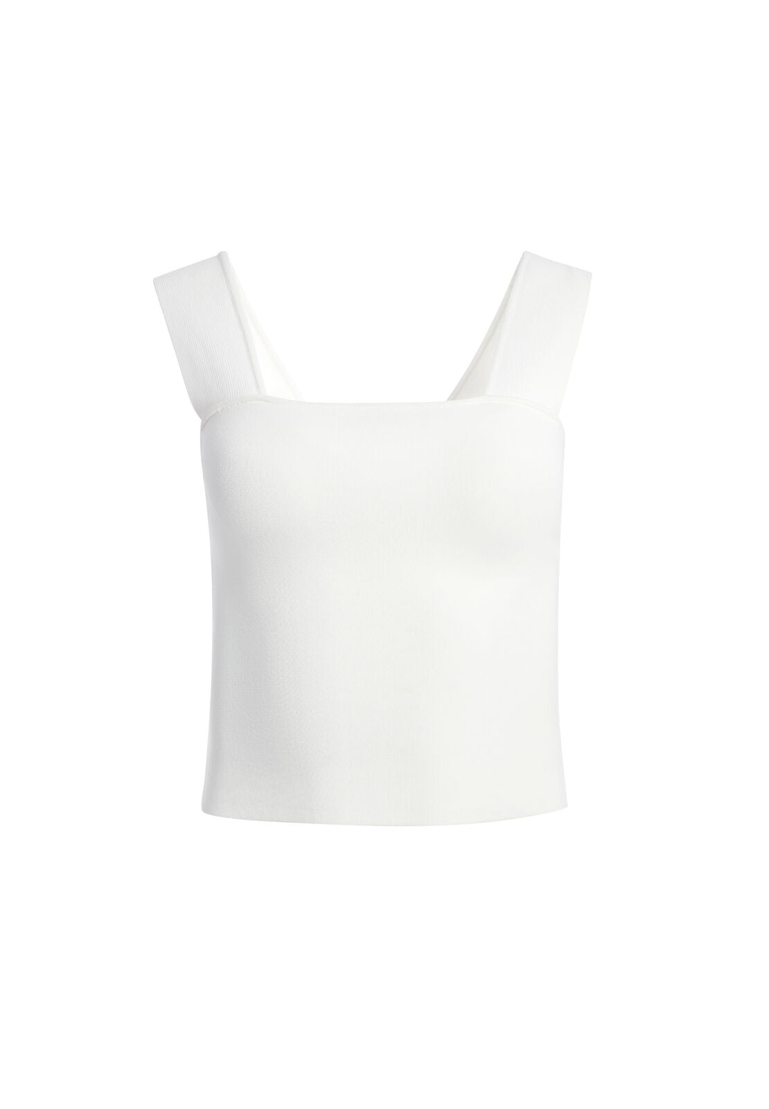 RASHIDA SQUARE NECK CROPPED TANK-ALICE + OLIVIA