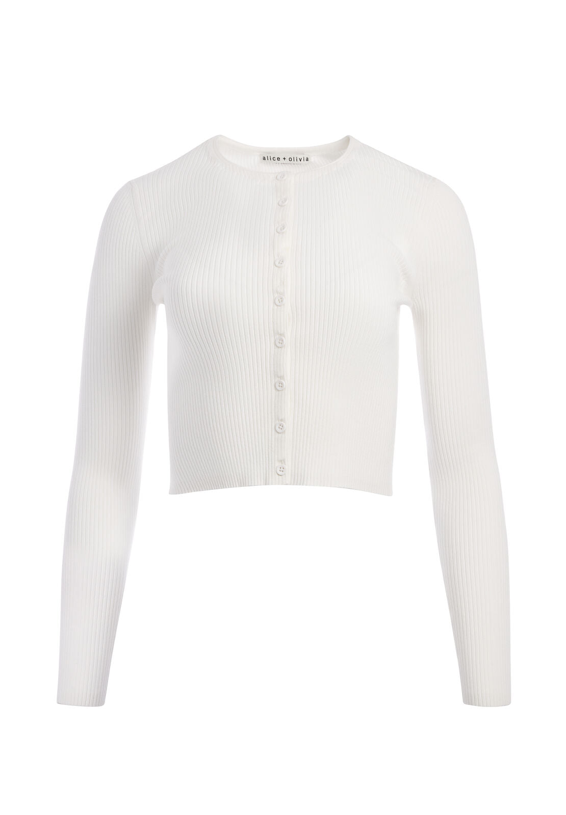 MAI BUTTON DOWN CARDIGAN-SOFT WHITE-ALICE + OLIVIA