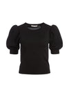 BRADY PUFF SLEEVE PULLOVER-Black-ALICE + OLIVIA