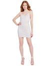 NELLE SEQUIN FITTED MINI DRESS-ALICE + OLIVIA