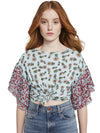 NANCI FLORAL PRINT TEE-ALICE + OLIVIA