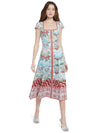 ESTRELLA FLORAL MIDI DRESS-ALICE + OLIVIA