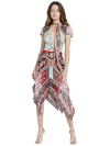 TAMARA DRESS WITH TIE NECK-PALOMA MULTI-ALICE + OLIVIA