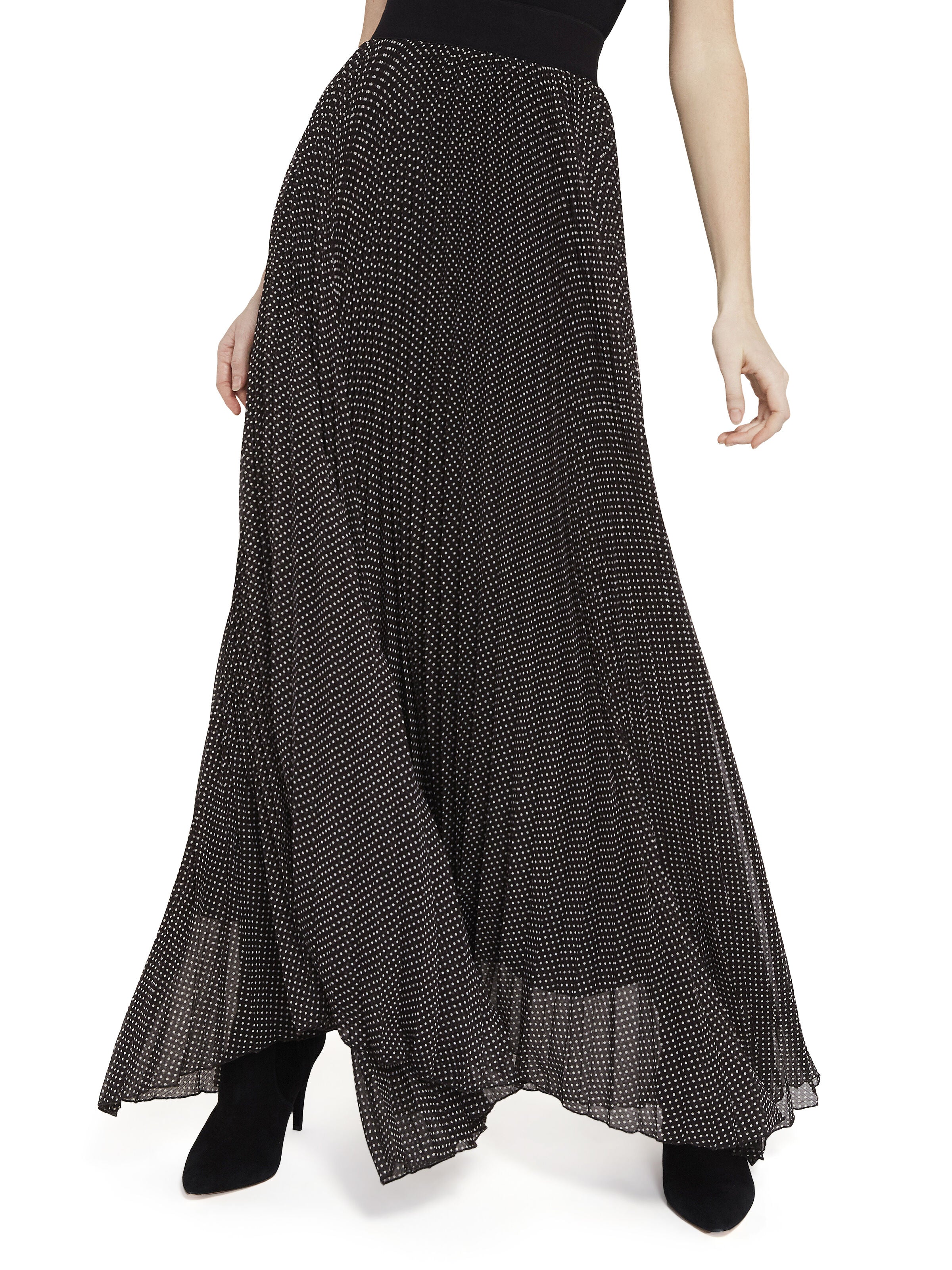 KATZ PLEATED MAXI SKIRT