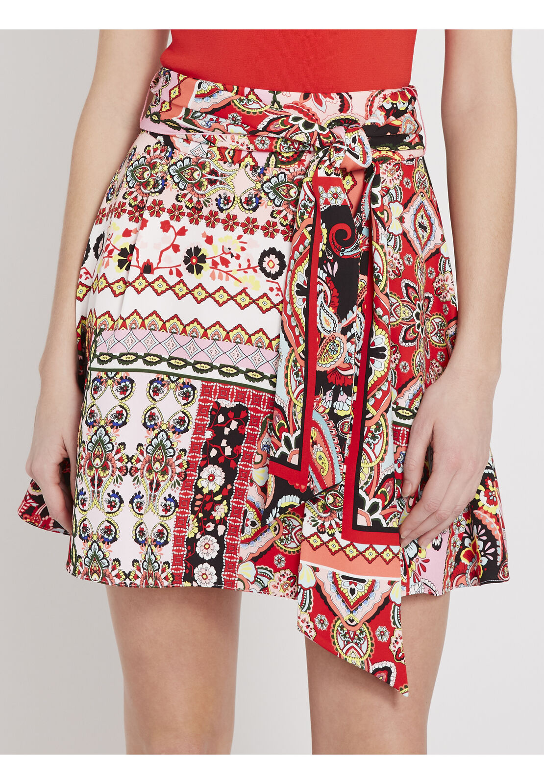 HELINA PRINTED MINI SKIRT-ALICE + OLIVIA