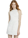 CORALIA FLORAL WHITE MINI DRESS-ALICE + OLIVIA