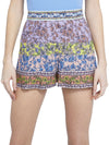 BLAINE EMBROIDERED FLARE SHORTS-ALICE + OLIVIA