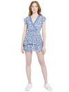 MARISKA FLORAL SKORT ROMPER-ALICE + OLIVIA