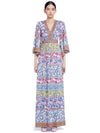 LENA EMBROIDERED KIMONO DRESS-ALICE + OLIVIA