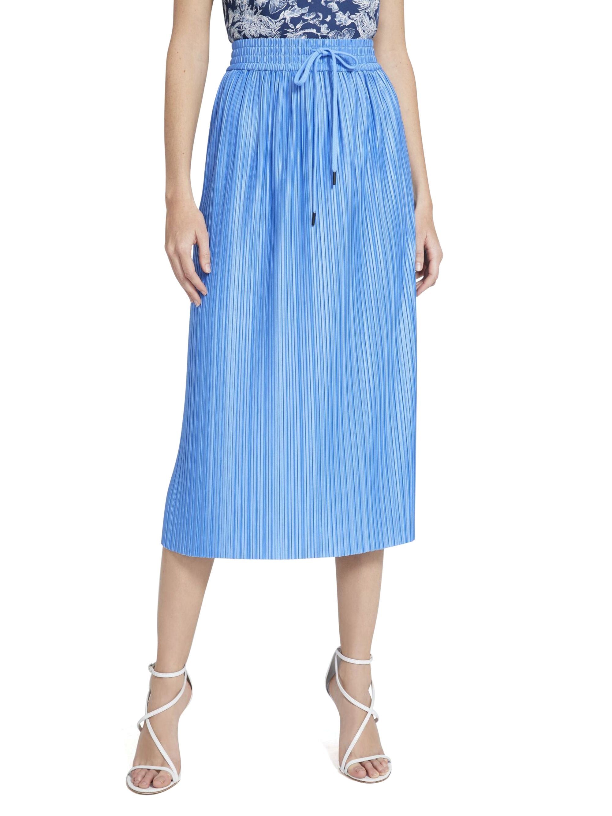 DIXIE DRAWSTRING MIDI SKIRT-PARADISE-ALICE + OLIVIA