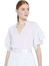 JULIUS SHORT SLEEVE TUNIC TOP-ALICE + OLIVIA