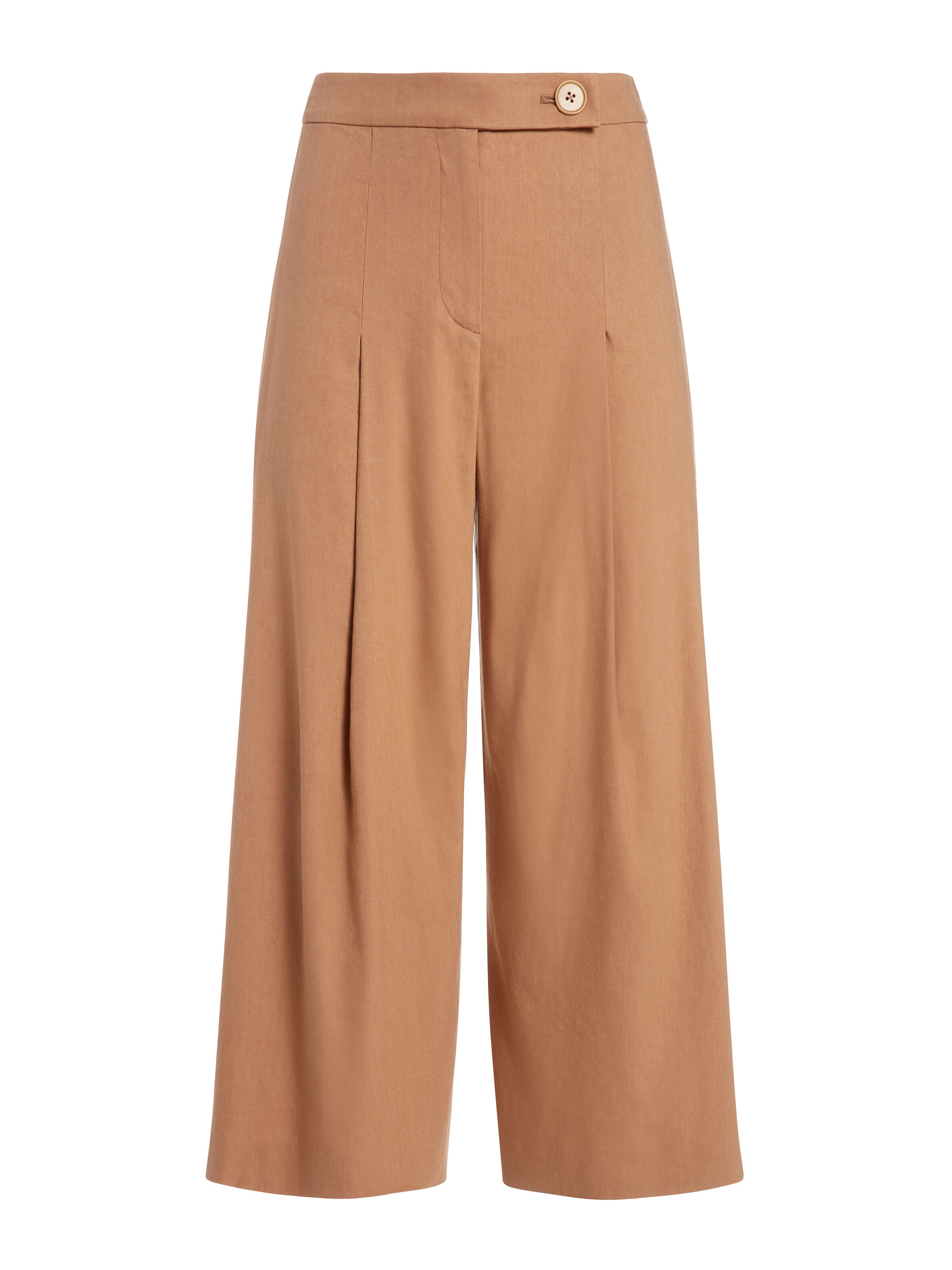 SCARLET HIGH WAISTED ANKLE PANT-TAN-ALICE + OLIVIA