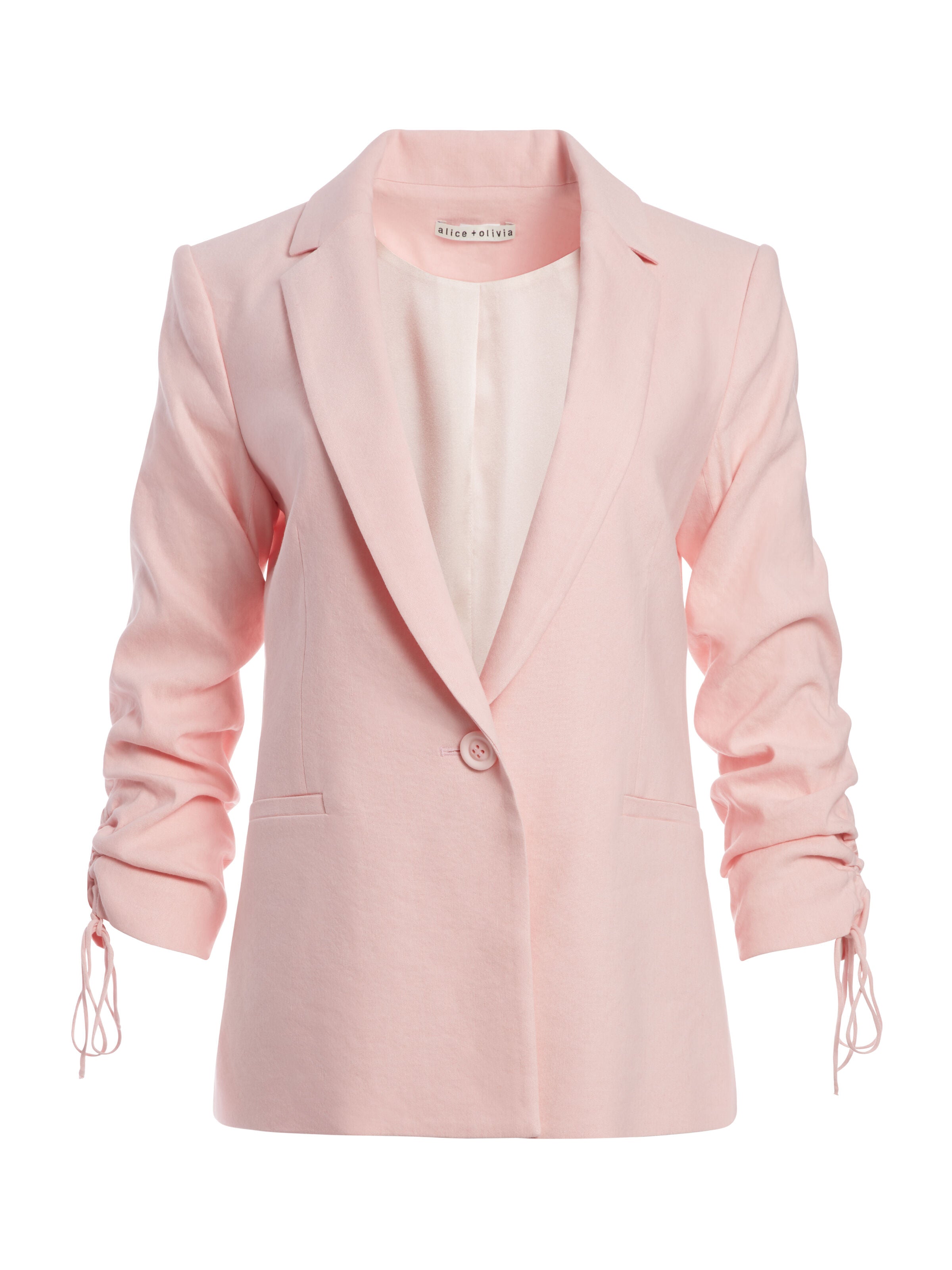 LESTER SCRUNCH SLEEVE BLAZER-ALICE + OLIVIA