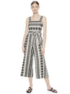 LUCIE JUMPSUIT WITH BELT-NATURAL/BLACK-ALICE + OLIVIA