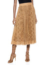 MELONY DEEP PLEATED MIDI SKIRT-TAN-ALICE + OLIVIA