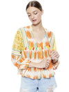 ROSANA TUNIC TOP WITH TASSELS-ALICE + OLIVIA