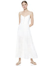 SHANTI BUTTON FRONT MAXI DRESS-OFF WHITE-ALICE + OLIVIA