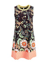 KEATON CREW NECK MINI SHIFT DRESS-ALICE + OLIVIA