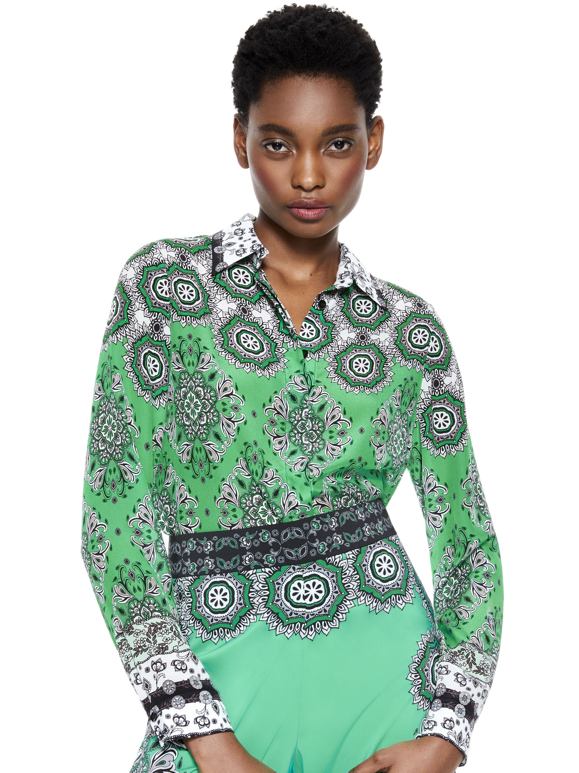 WILLA SILK BLOUSE-ALICE + OLIVIA