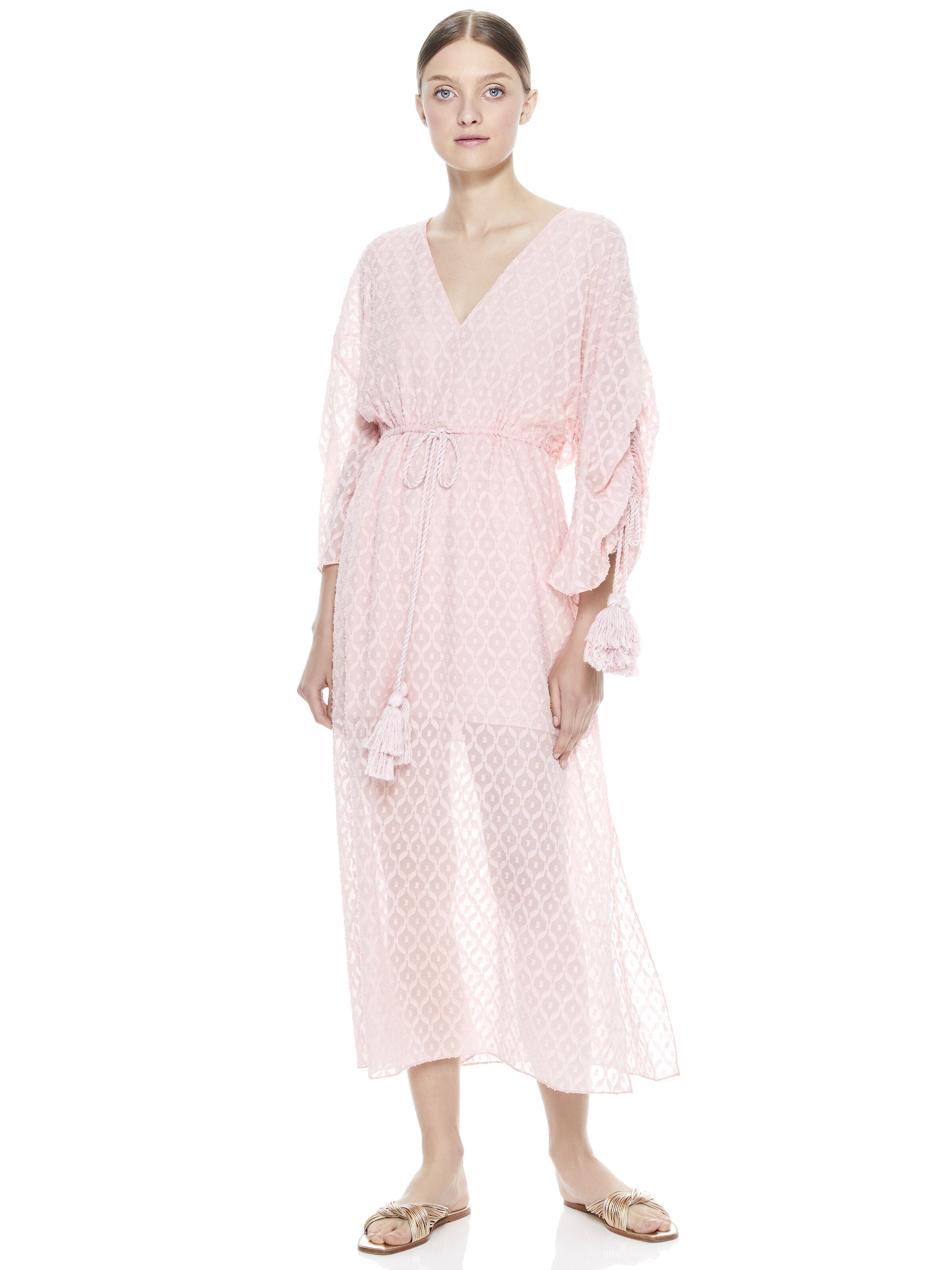 ESMERALDA SIDE SLIT MIDI DRESS-ALICE + OLIVIA