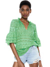 JULIUS BLOUSON SLEEVE TUNIC TOP-ALICE + OLIVIA