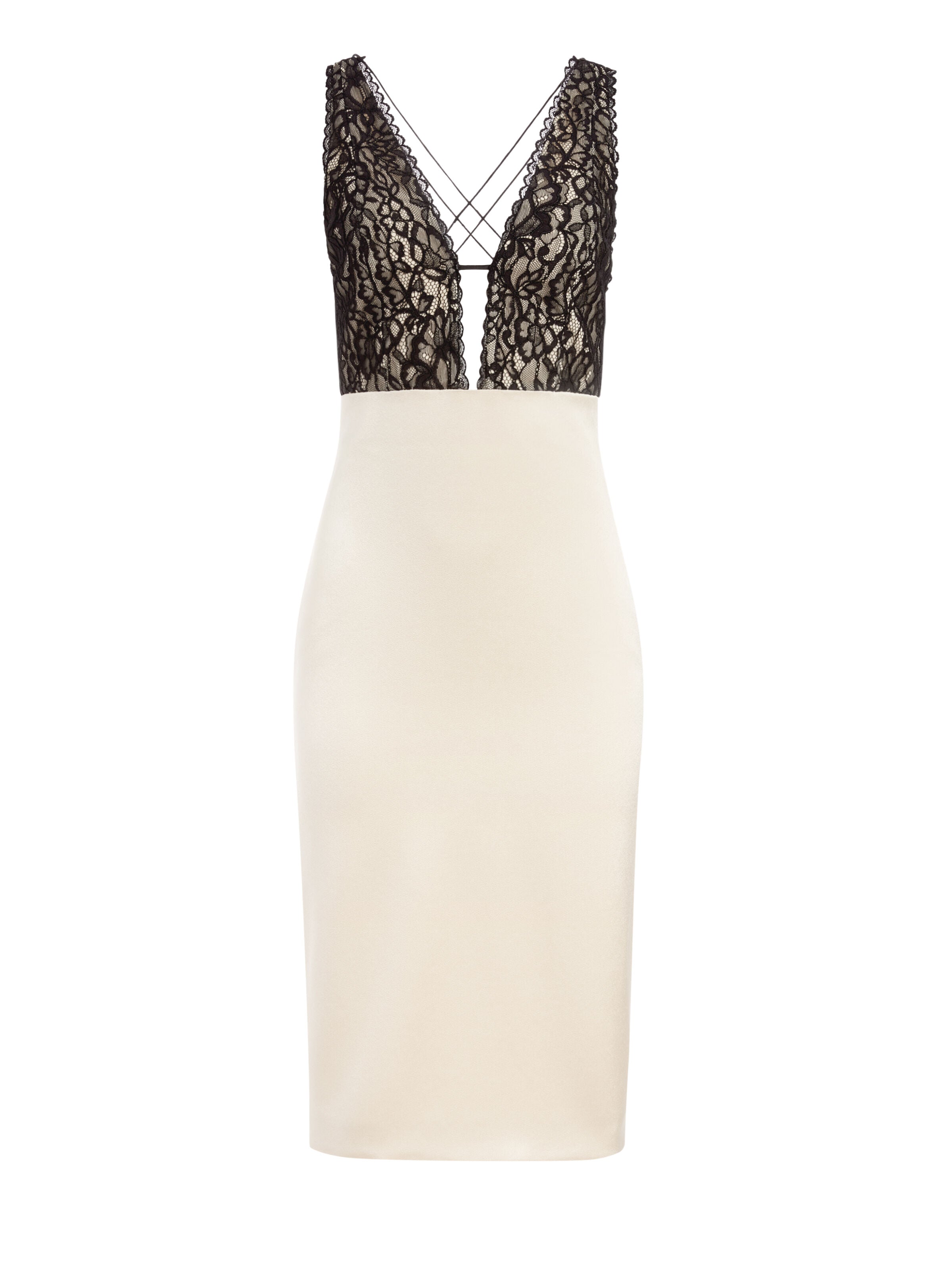 VANITA LACE COMBO MIDI DRESS-ALICE + OLIVIA