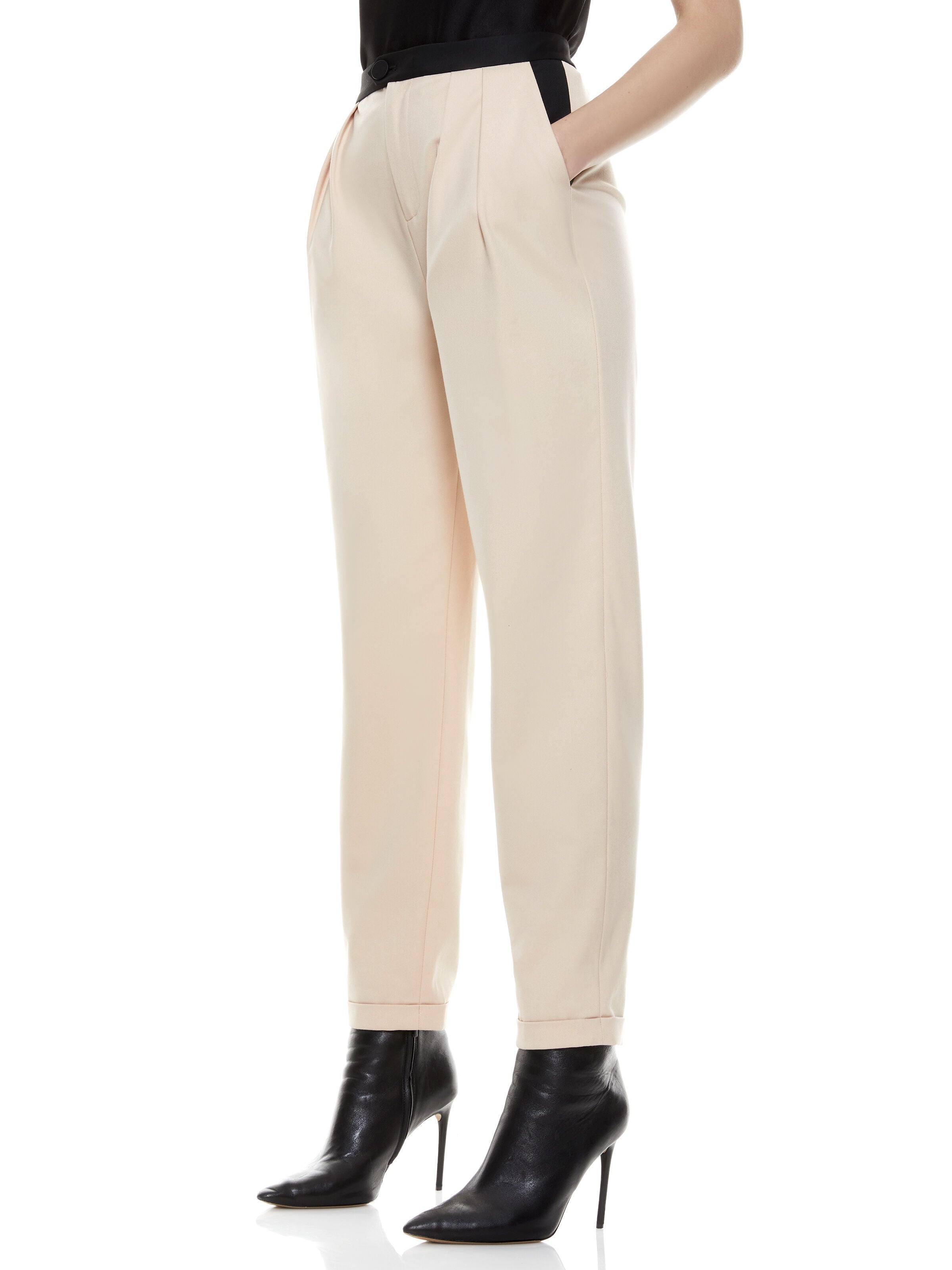 ROY PLEATED FRONT PANT-ALICE + OLIVIA