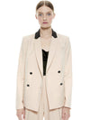 BERGEN DOUBLE BREASTED BLAZER-ALICE + OLIVIA