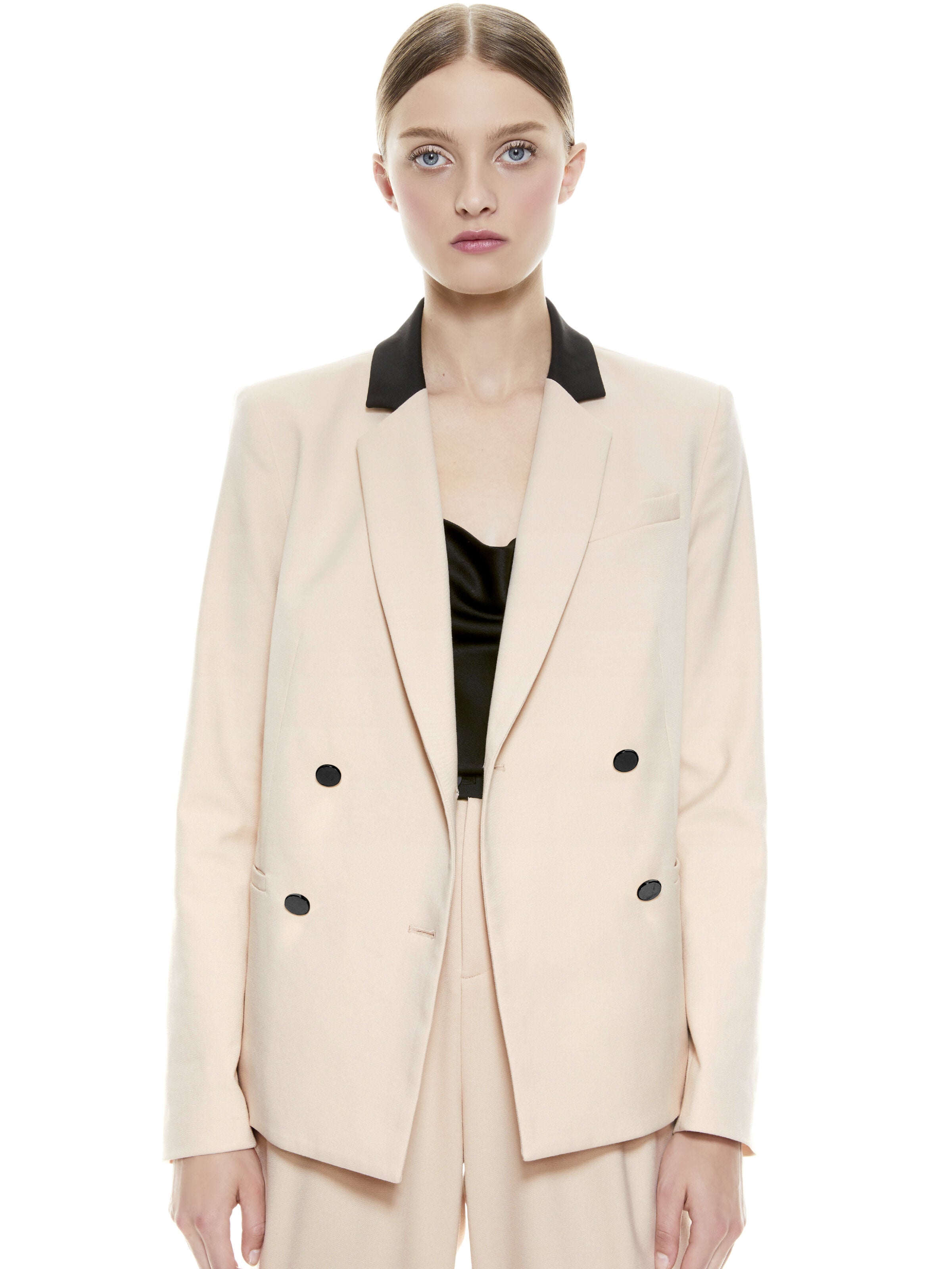 BERGEN DOUBLE BREASTED BLAZER-ALICE + OLIVIA