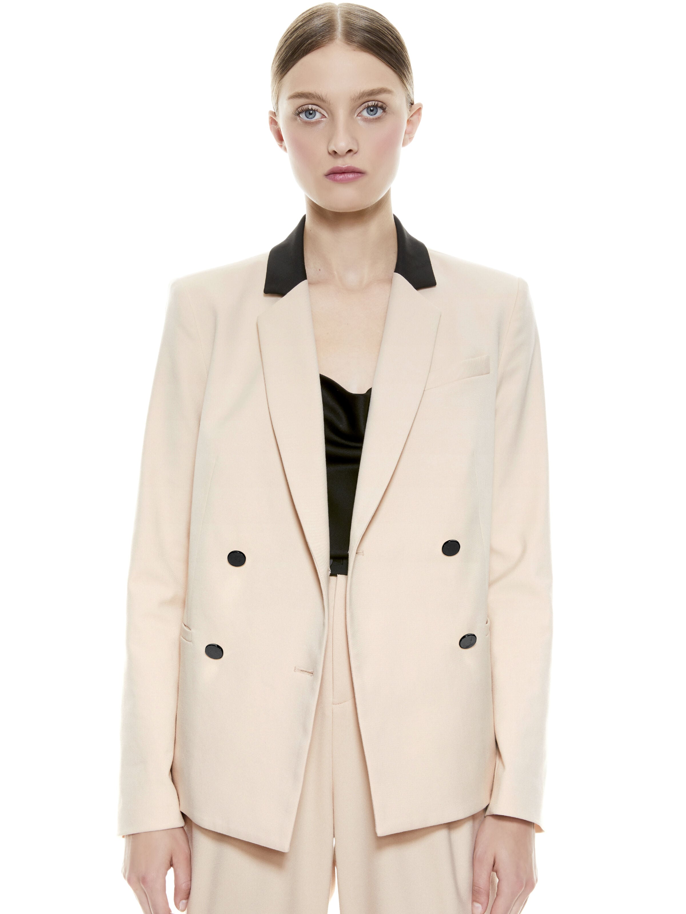 BERGEN DOUBLE BREASTED BLAZER-ALICE + OLIVIA
