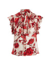 ROBBIE BOW COLLAR BLOUSE-ALICE + OLIVIA