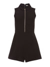 NELSON ZIP FRONT ROMPER-Black-ALICE + OLIVIA