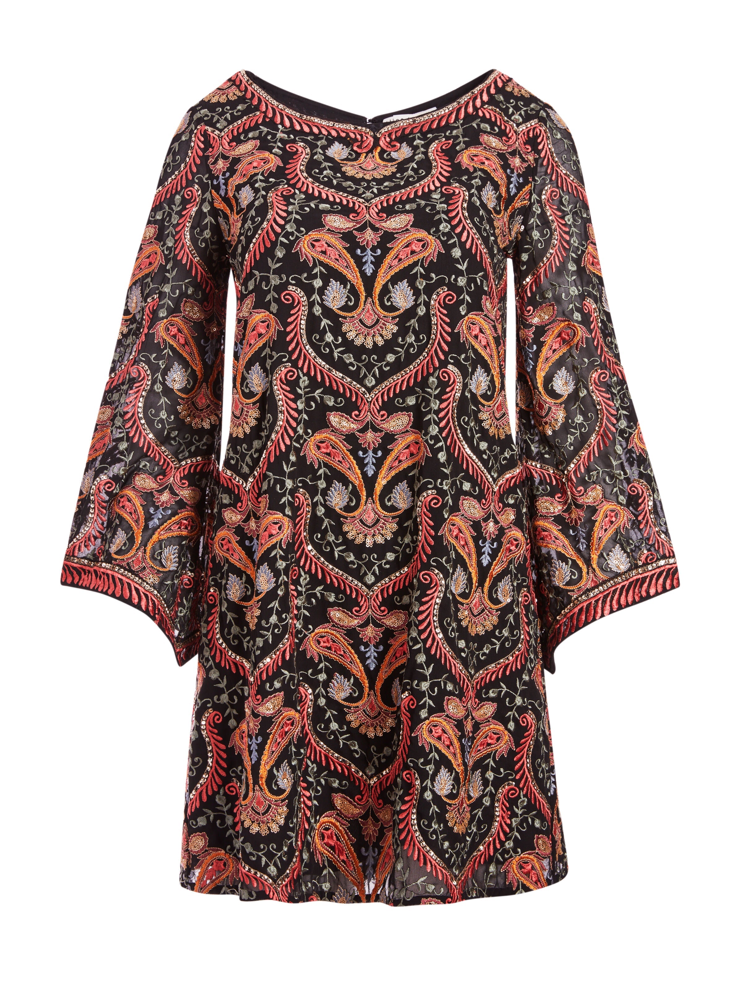 ELEONORA EMBELLISHED MINI DRESS-ALICE + OLIVIA