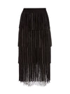 MISHA SUEDE FRINGE MIDI SKIRT-ALICE + OLIVIA
