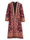 NERO COLLARLESS KIMONO-FALL INTO YOU BLK MULTI/COMBO-ALICE + OLIVIA