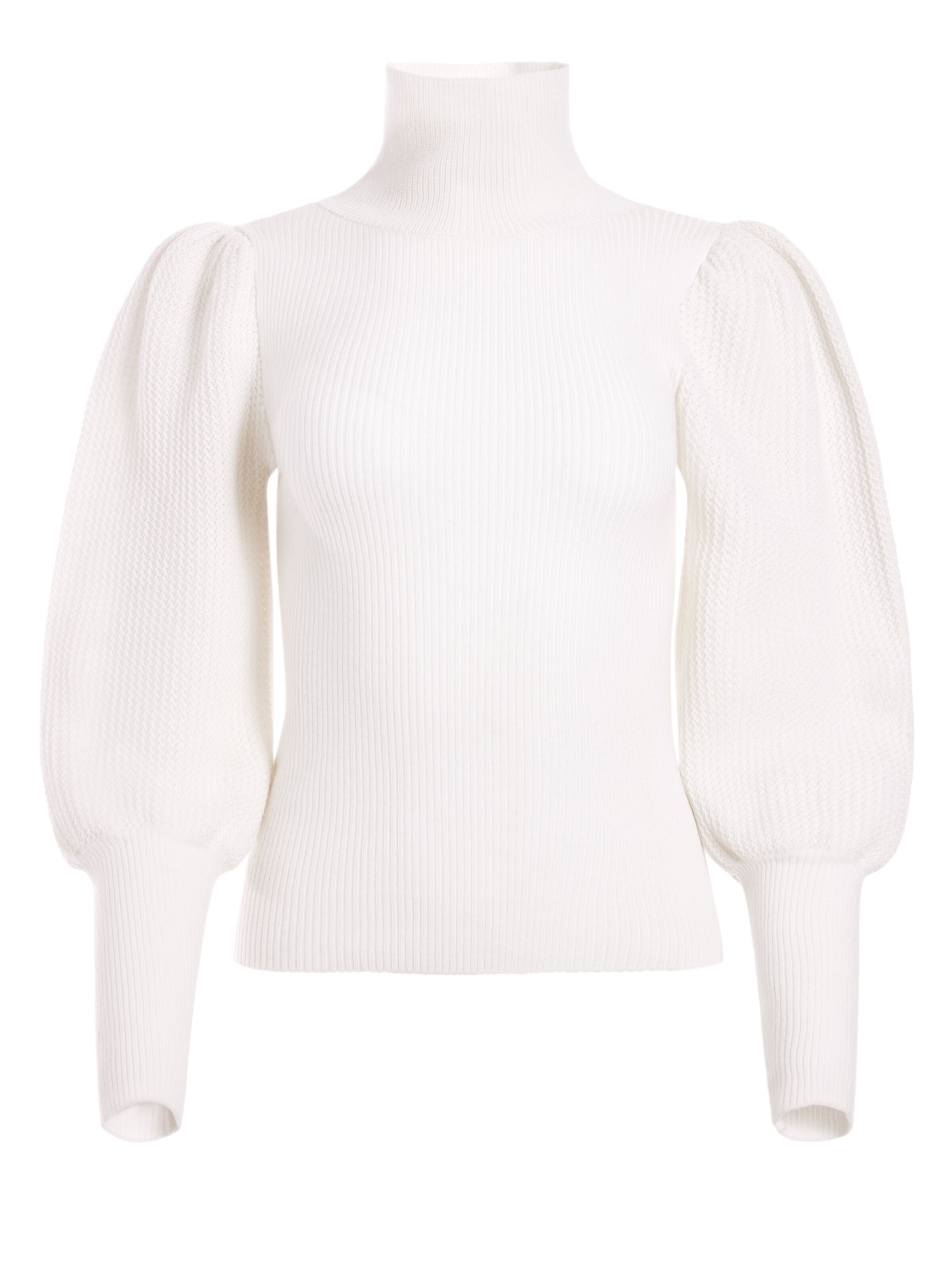 BABETTE PUFF SLEEVE TURTLENECK-ALICE + OLIVIA