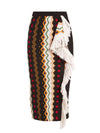 FELICITY FAIRISLE FRINGE SKIRT-ALICE + OLIVIA