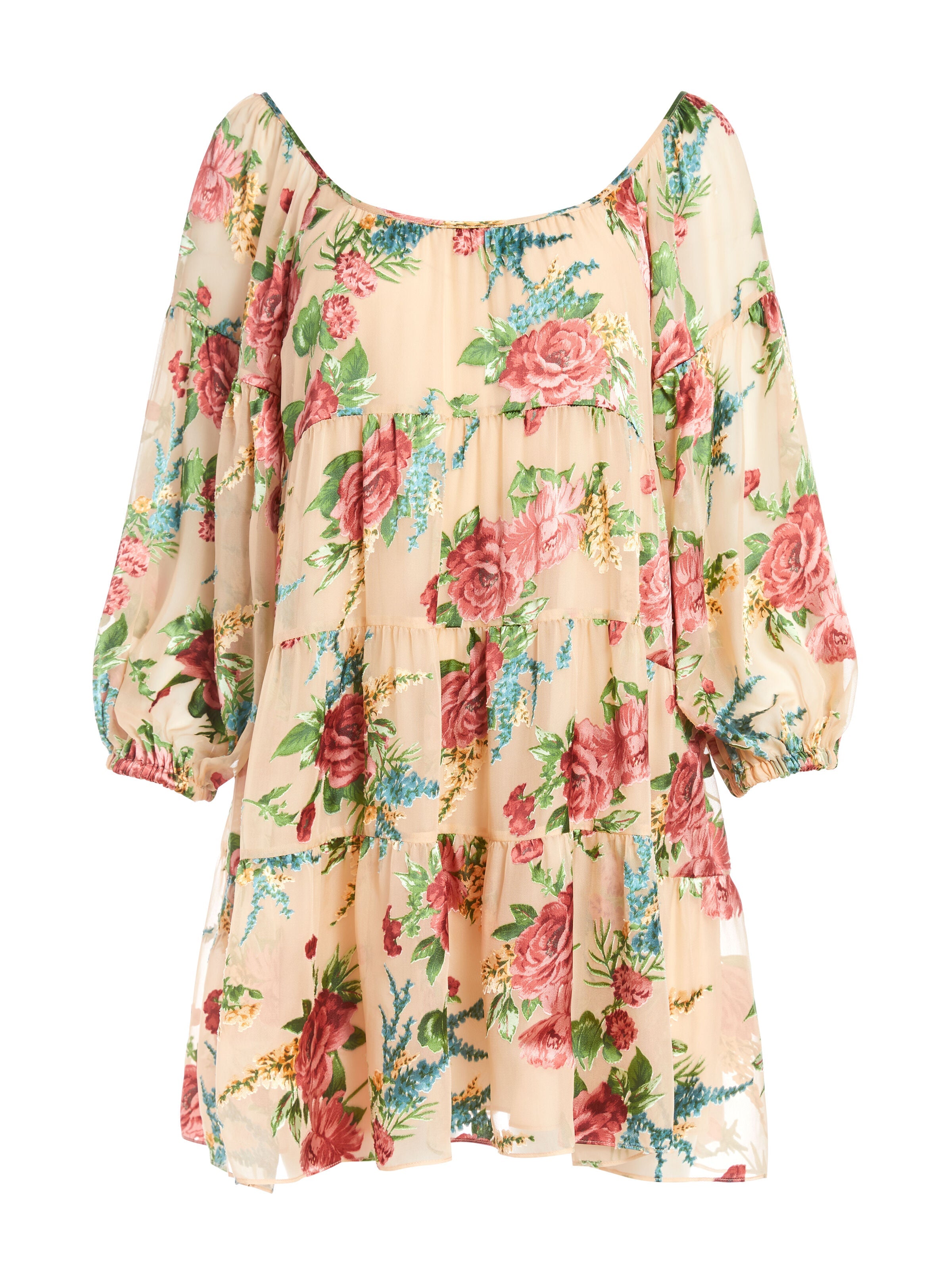 ROWEN TIERED MINI DRESS-ALICE + OLIVIA