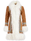 BODIE EMBROIDERED SHEARLING COAT-ALICE + OLIVIA
