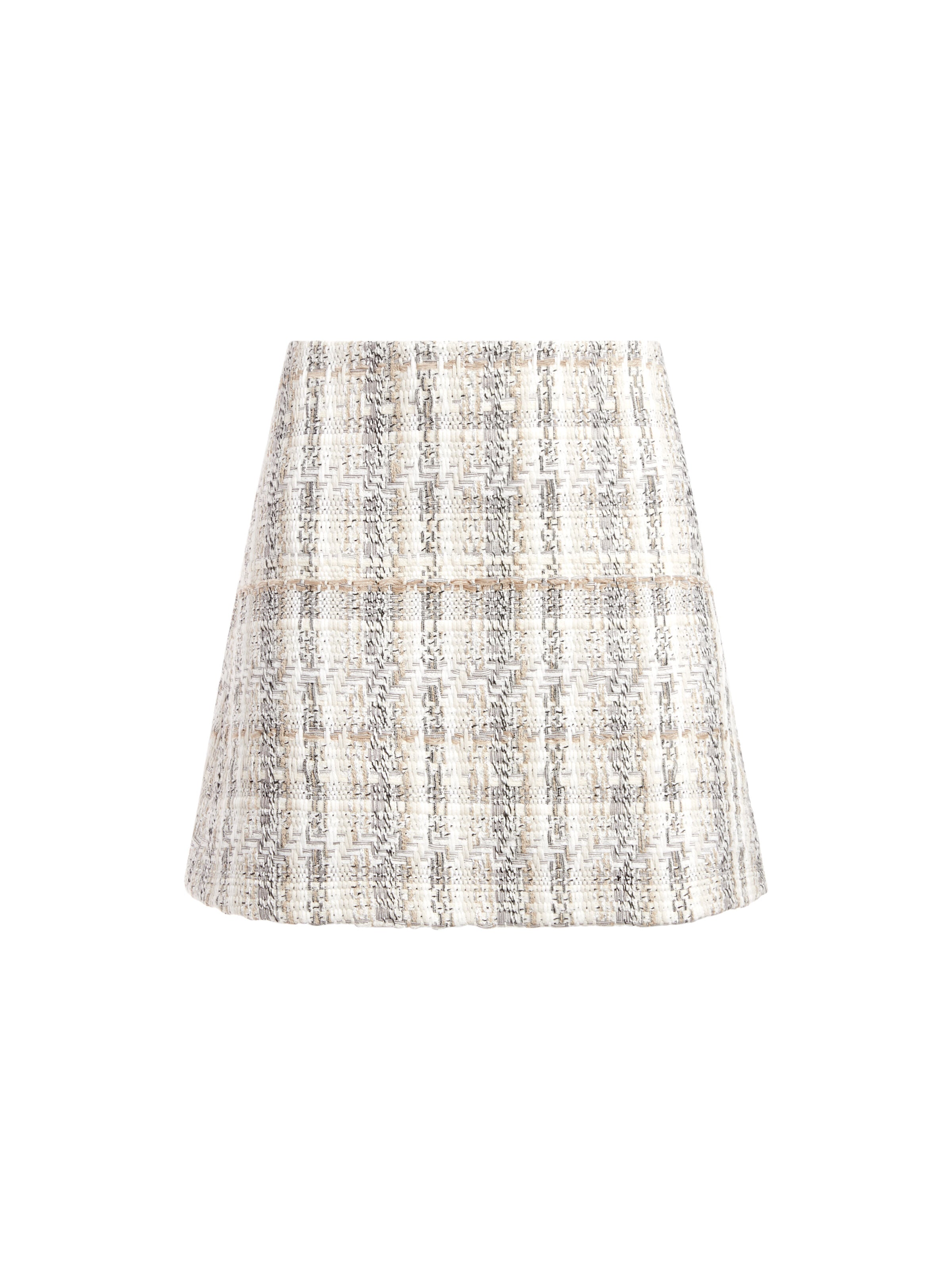 RILEY METALLIC PLAID MINI SKIRT-ALICE + OLIVIA